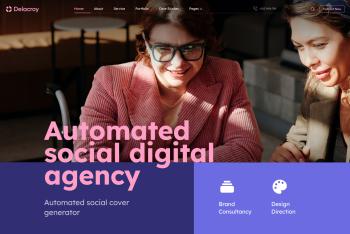 JS Delacroy - Digital Agency Multipurpose Joomla Template